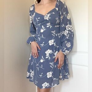 BNWOT Altard State Embroidered Chiffon Mini Dress